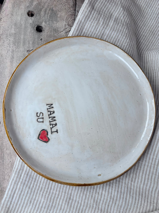 Keraminė lėkštė „Mamai“