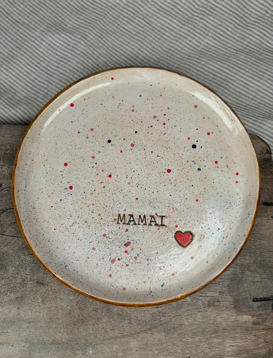 Keraminė lėkštė „Mamai“