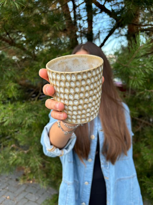 Keraminis puodelis „karamelė“