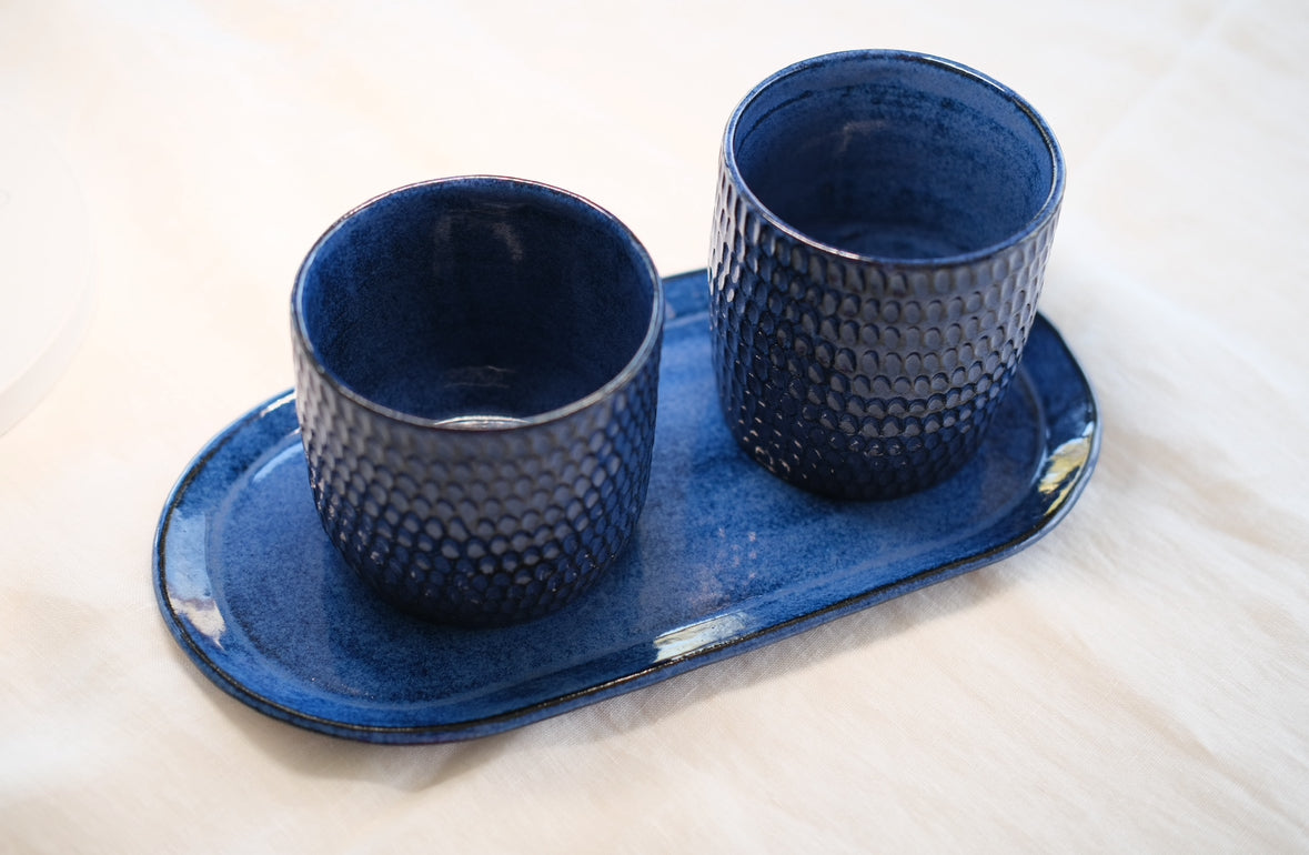 Ceramic mug "sapphire"